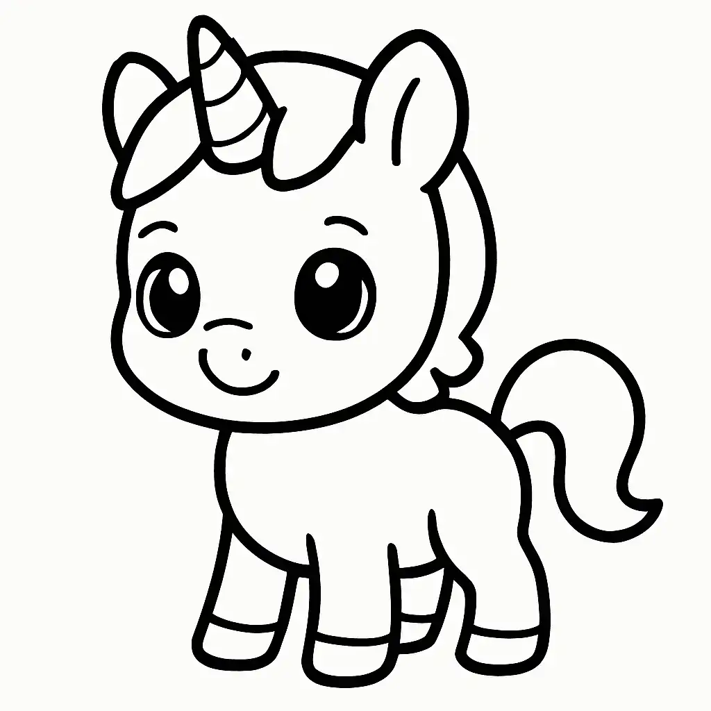 Baby Unicorn Line Art Baby Unicorn Line Art